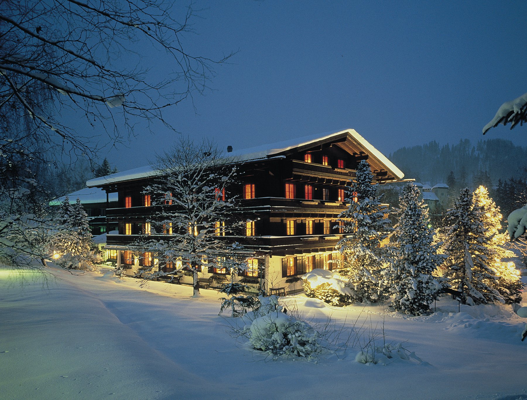 Hotel im Winter