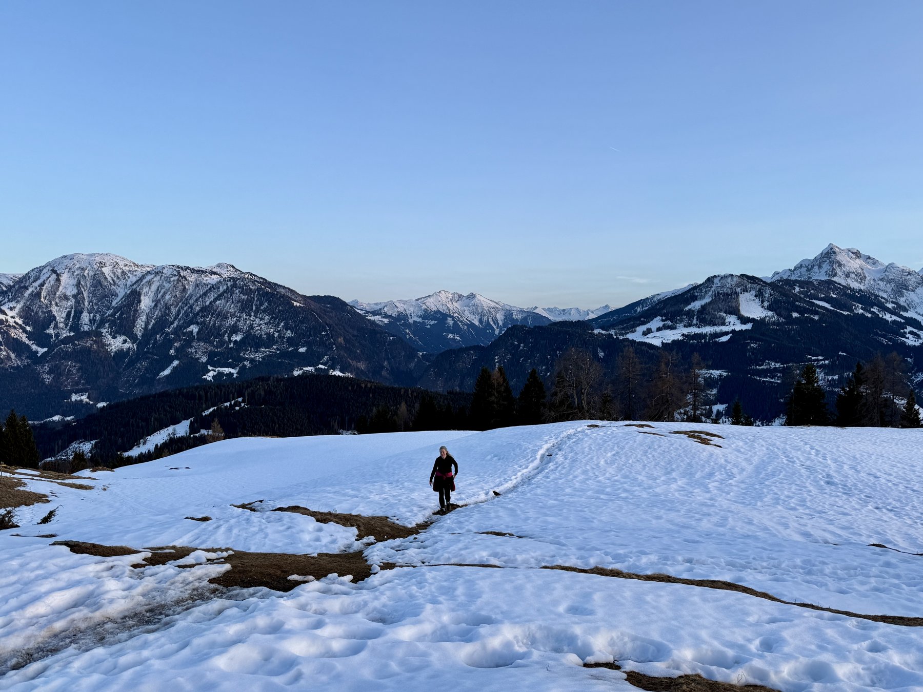 Winterliche Berglandschaft